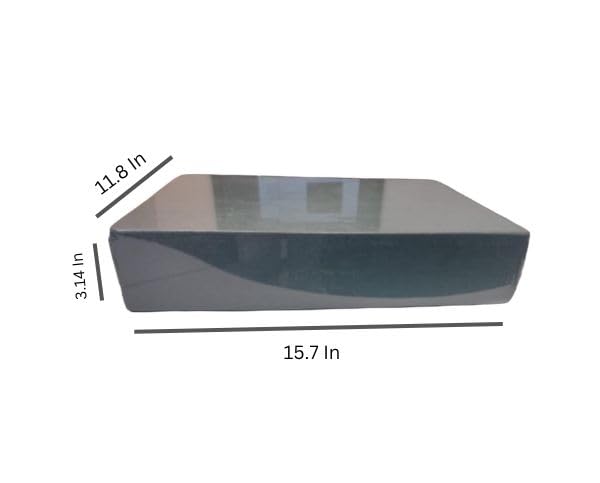 FLOFARE Floral Foam Base, large green rectangular block with dimensions 15.7"L x 11.8"W x 3.1"H, used for fresh and artificial flower arrangements.
