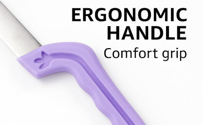 Professional Floral Foam Knife – 14.2" Florist Cutting Knife for Flower Foam Blocks, Craft Foam & Utility Cutting Tool (Light Purple Handle)