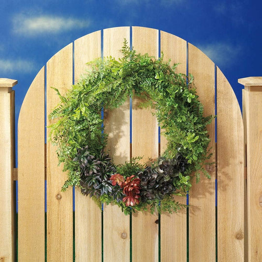 XPS Wreath Ring – Green Floral Arrangement Base for Wreaths & Decorations (1.4" × 9.8")