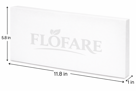 EPS Craft Foam Blocks & Sheets – White Polystyrene Foam for Crafts, Decorations & Event Displays (1" × 5.8" × 11.8", 2" × 4" × 11.8", 0.6" × 11.8" × 11.8")