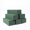 FLOFARE Pack of 6 Floral Foam Blocks (7.8” L x 3.5” W x 2.4” H), Wet and Dry Green Foam for Flower Arrangements