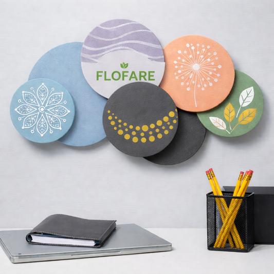 EPS Craft Foam Discs – White Polystyrene Foam Circles for Crafts, Decorations & Event Displays (1" × 5.8", 1" × 7.8", 1" × 9.9", 1" × 11.75")