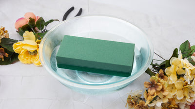 Bulk Pack of 48 Floral Foam Blocks (7.8” L x 3.5” W x 2.4” H), Wet & Dry Foam for Flower Arrangements